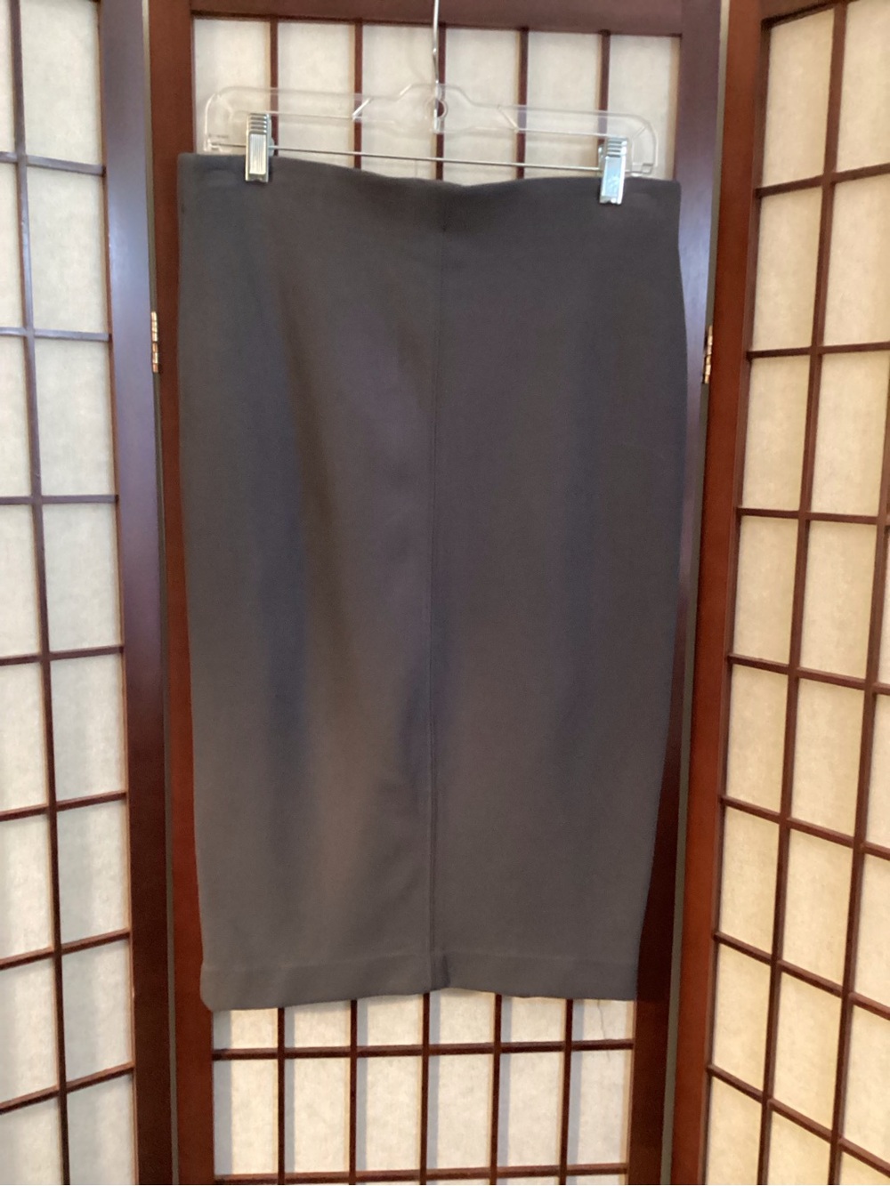 Catherine Malandrino Stretch Gray Pencil Skirt Size L